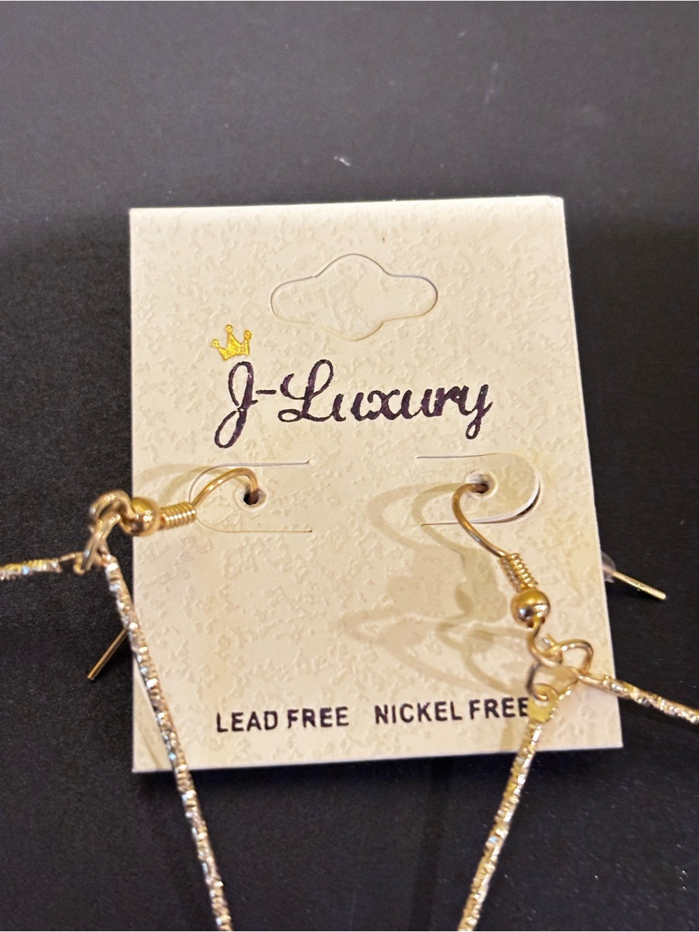 Gold "Bad" Script Name Necklace - Picture 4 of 7
